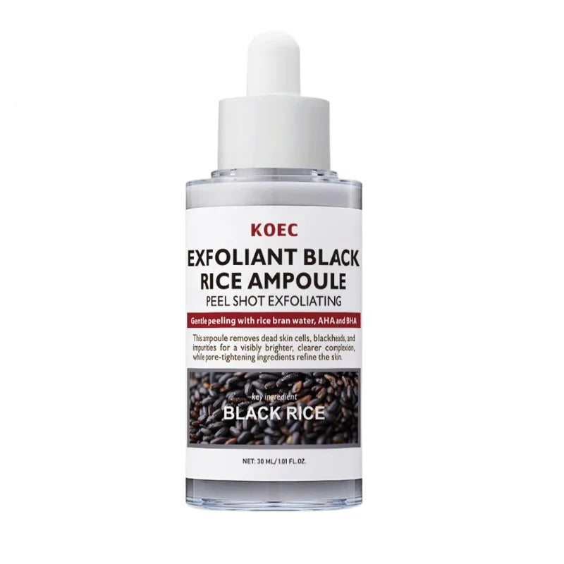 Glow Rice Ampoule Rice Essence Moisturizing and Hydrating Gentle Cleansing Peel Shot Exfoliant Repair Skin Niacinamide Essences